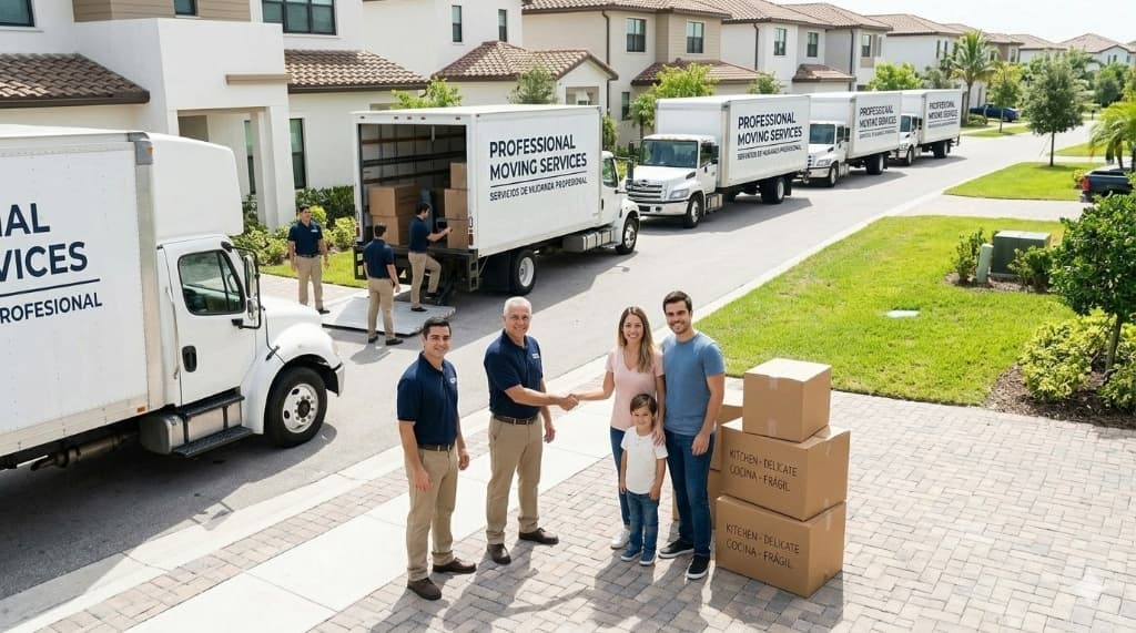 Professional Moving Service background